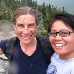 Me and Elske on Big Spruce trail.