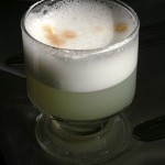 Peru's traditional Pisco Sour cocktail.