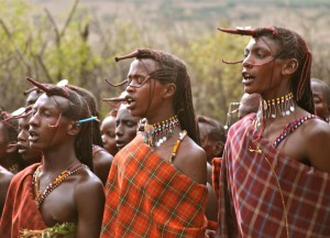 Masaai tribesman in Tanzania.