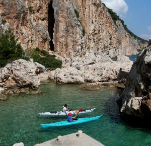 Kayaking in Croatia