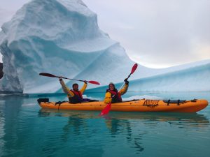 kayaking in greenland