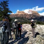 Photo of guide directing hikers