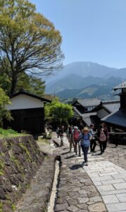 Photo of Boundless Journeys hikers on the Nakasendo Trail
