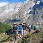 Photo of hikers on Tour Mont Blanc