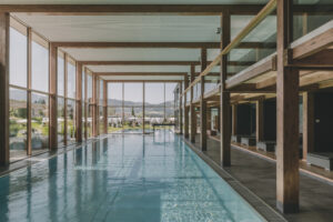 Pool in the Alps--Alpine wellness image